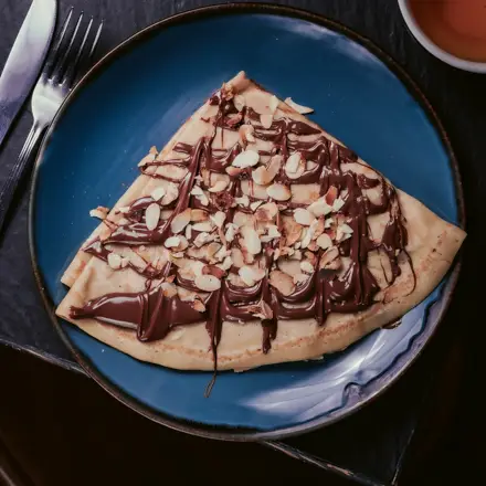 Crêpe nutella et amande
